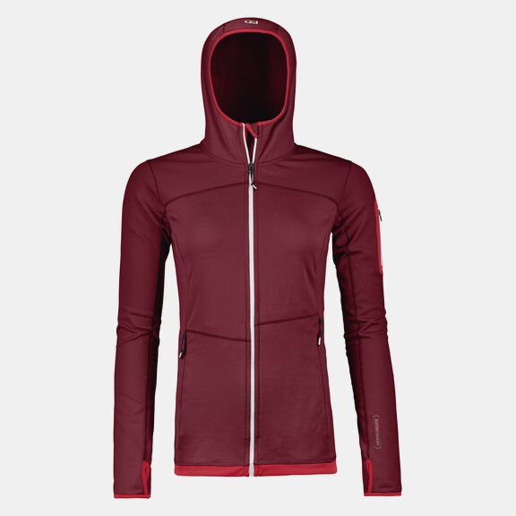 ORTOVOX FLEECE LIGHT HOODY W Fleece Jackets ORTOVOX